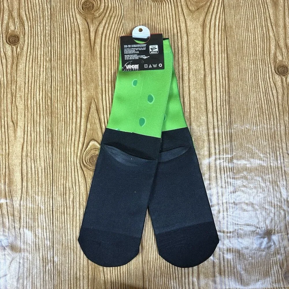 Rick And Morty Crew‎ Socks One Size Midcalf Unisex Pickle Rick